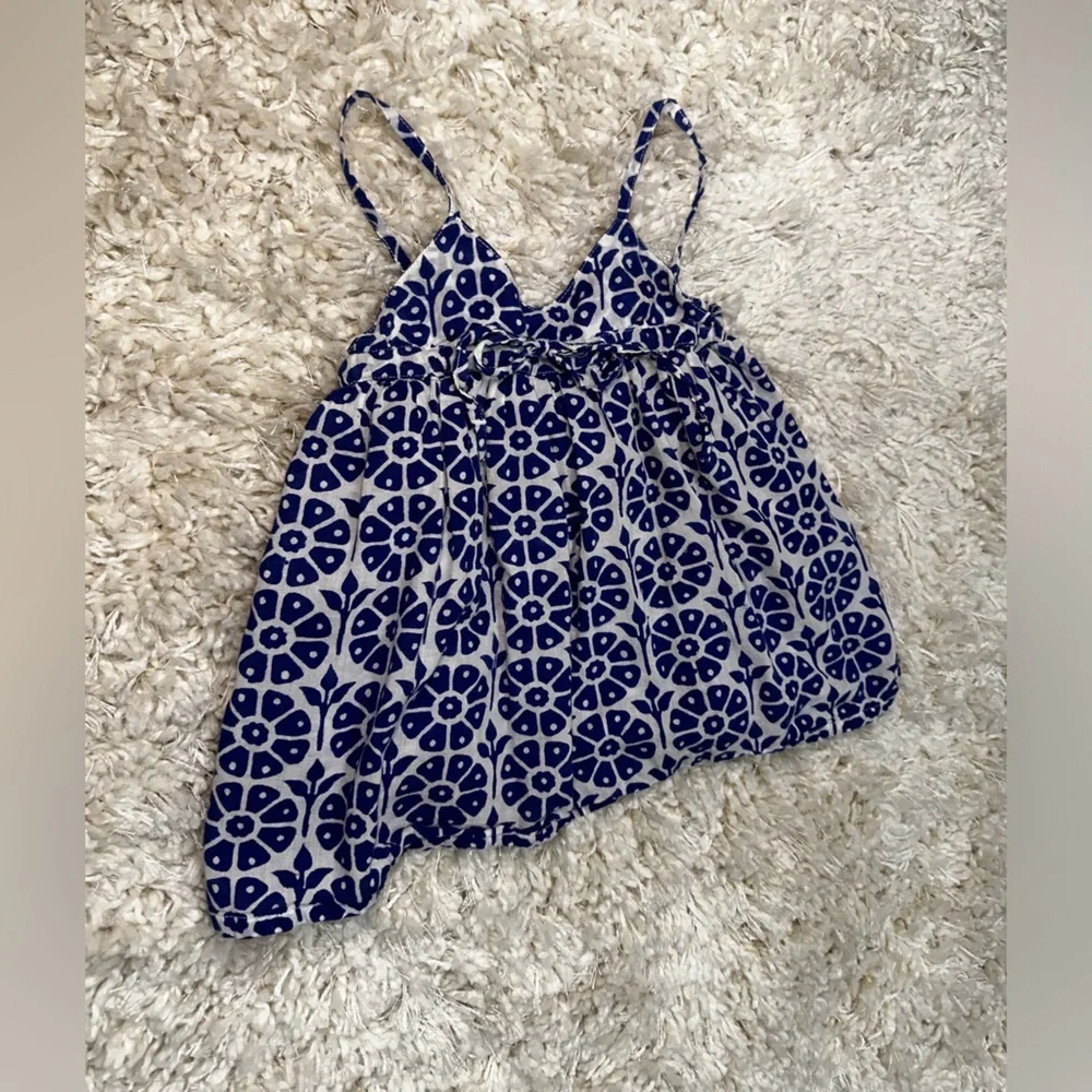 Roberta Roller Rabbit Dress in Navy Blue & White EUC Size 2